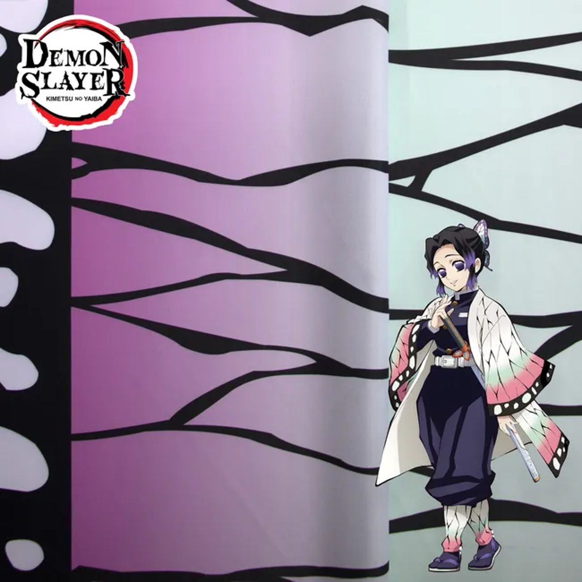Tela Kimono Disfraz Shinobu Kocho | Kimetsu No Yaiba