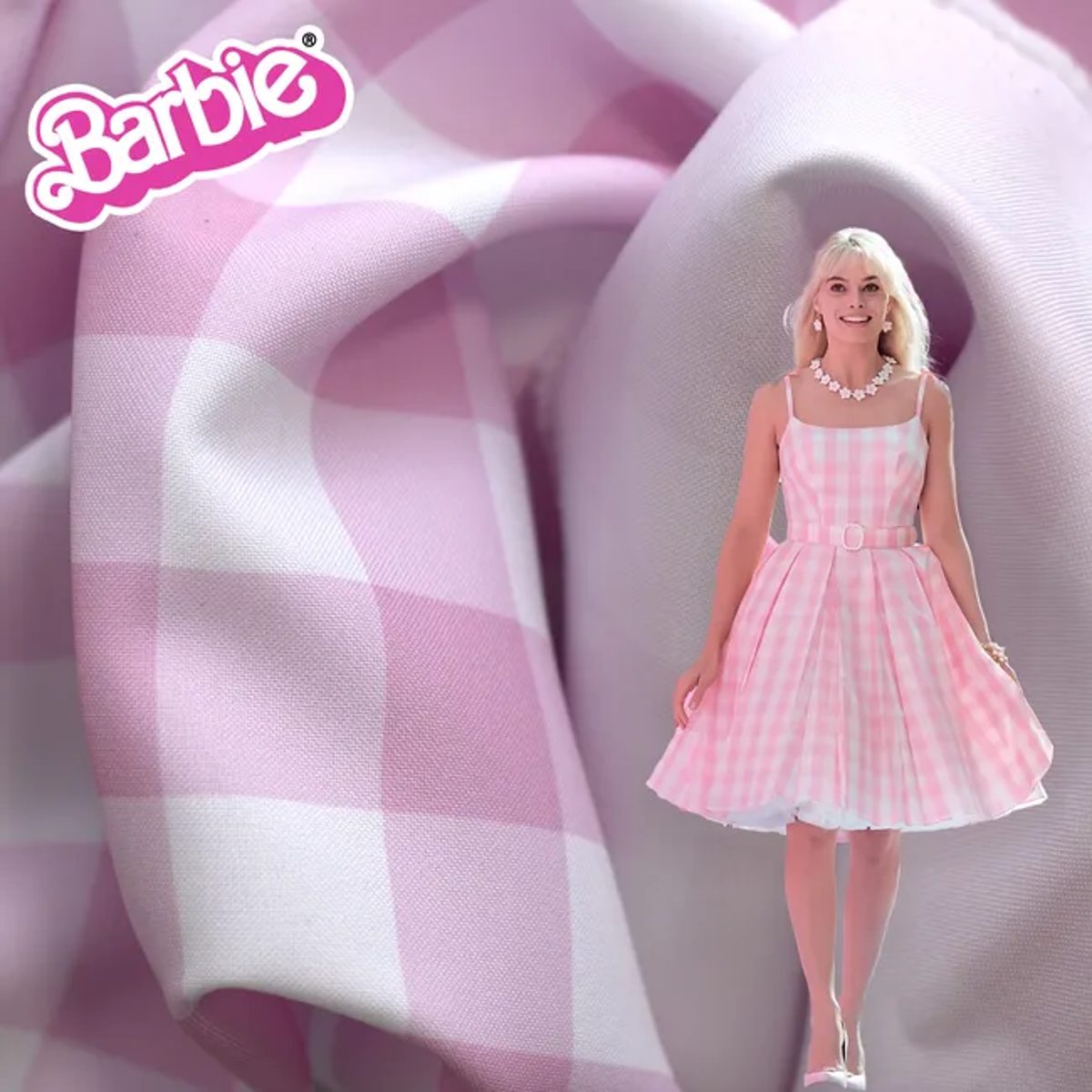 Tela Disfraz Barbie La Película