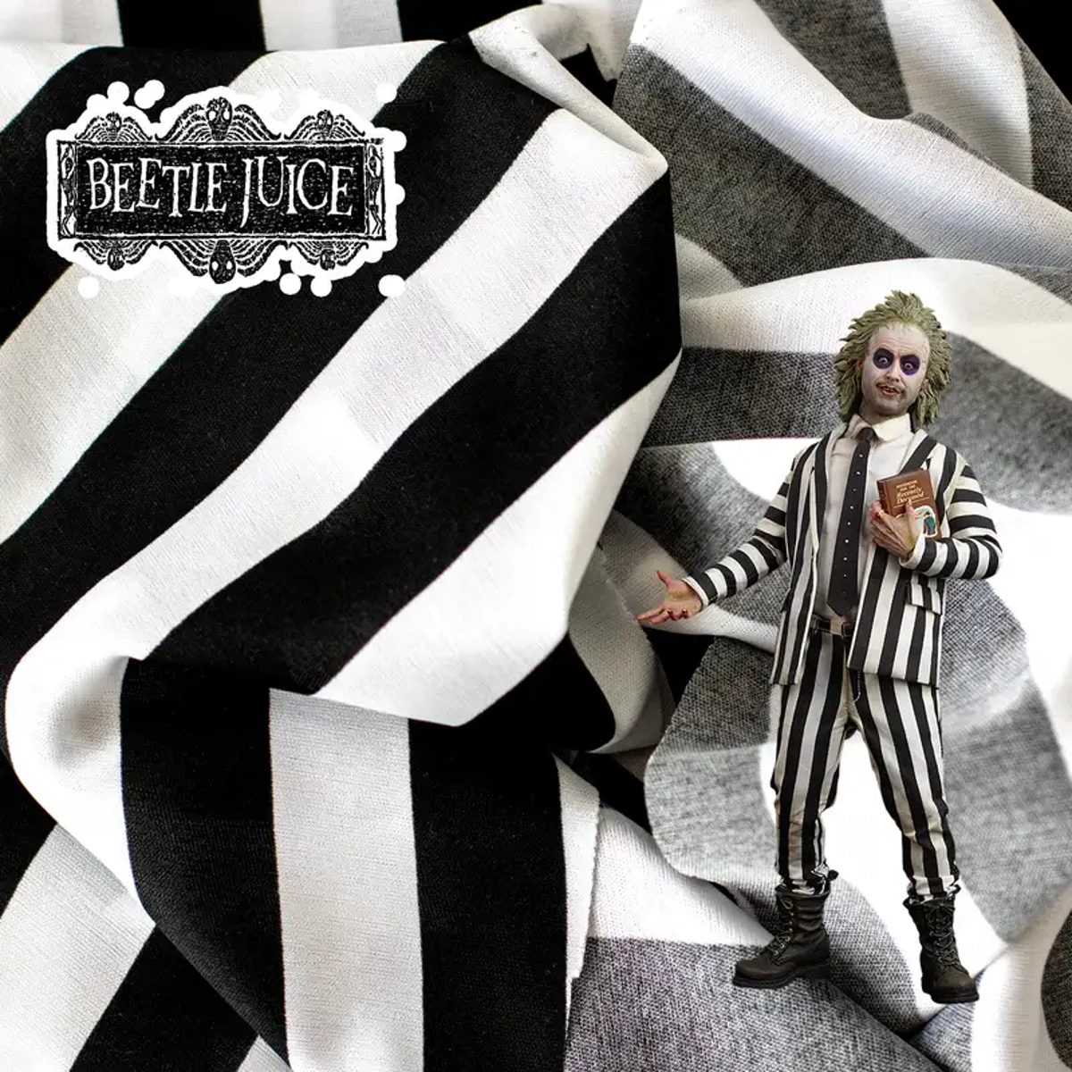 Tela Disfraz Beetlejuice