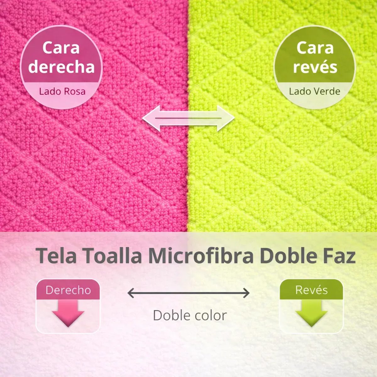 Toalla Microfibra Doble Faz