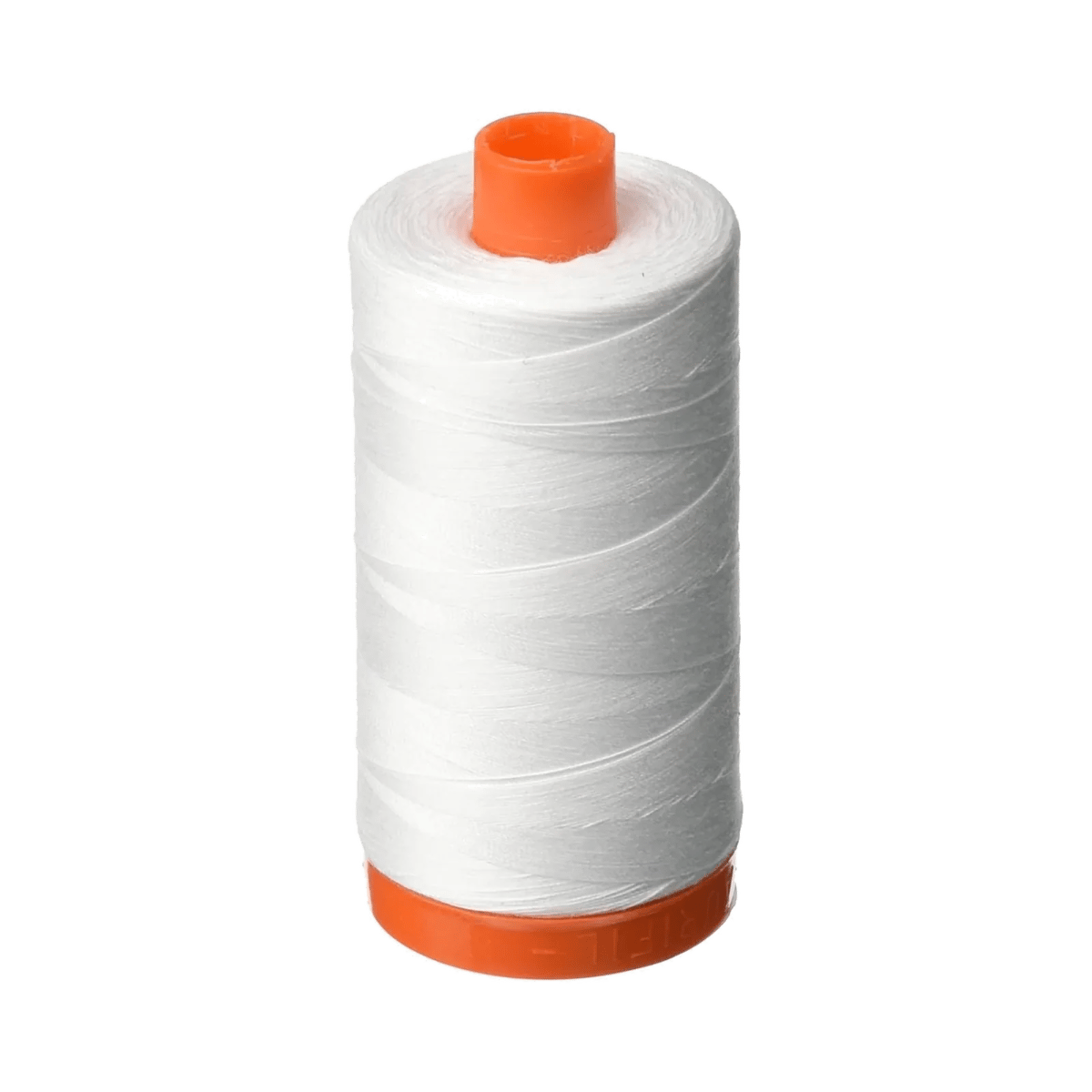 Hilo Aurifil 50wt de Algodón, 1.300 m, blanco