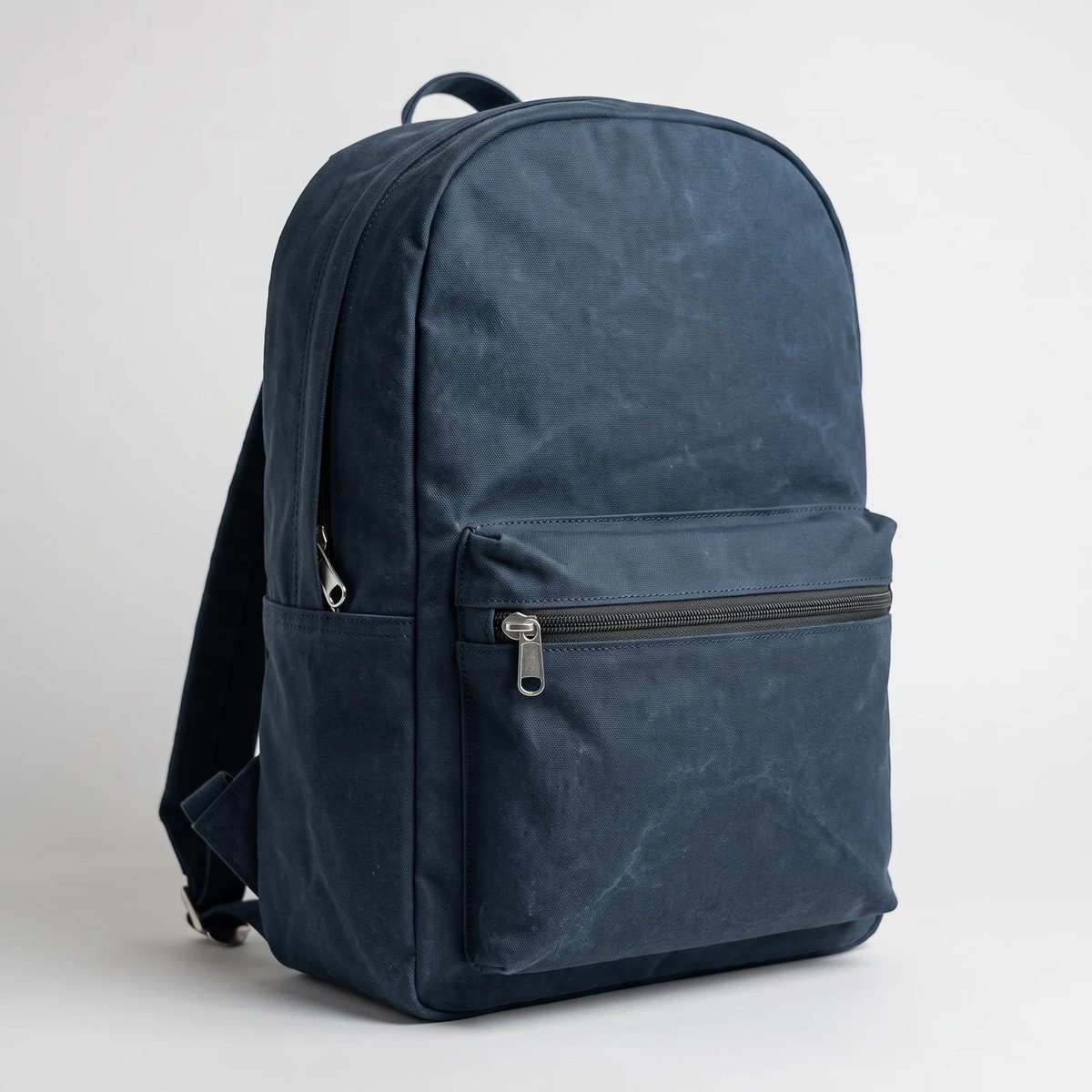 Morral con el bolsillo cerrado con cremallera continua número 6 gris oscuro