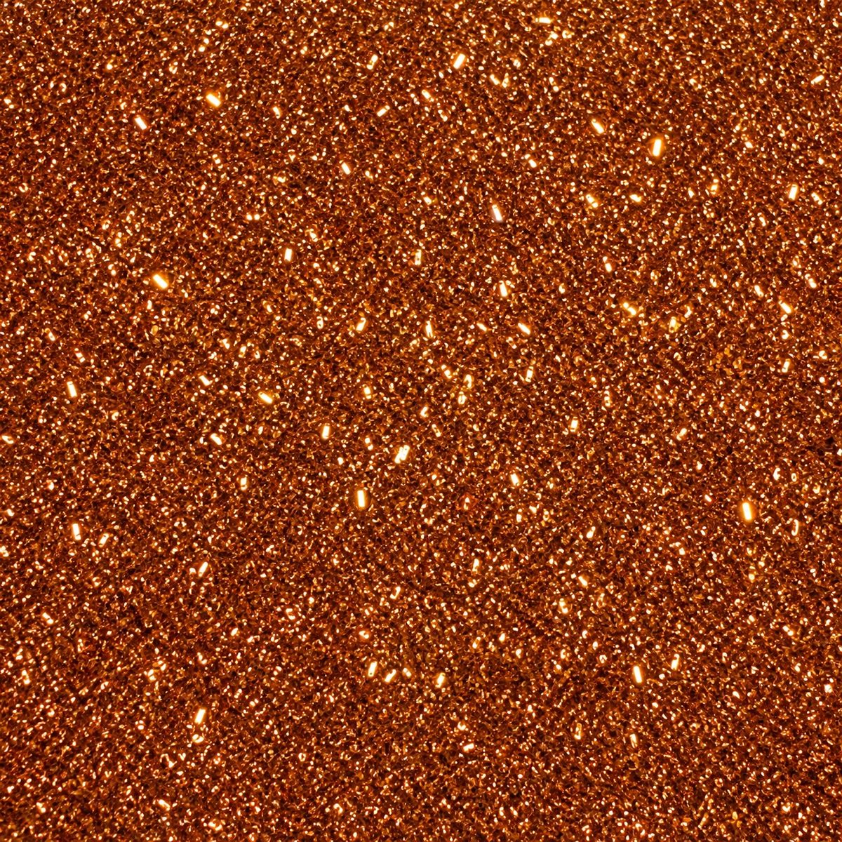 Tela Esponjillón color cobre, extendida y plana, para ver el color y los bucles metalizados