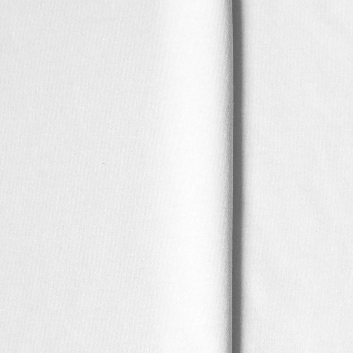 Pliegue de la tela Franela Pesada blanca, Textti