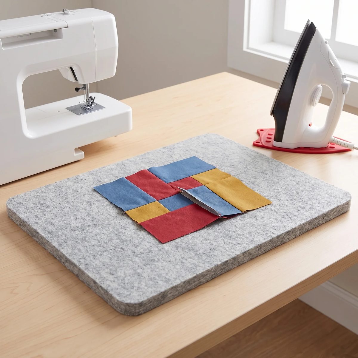 Almohadilla de Lana para Planchar Savina, 43 x 34 cm