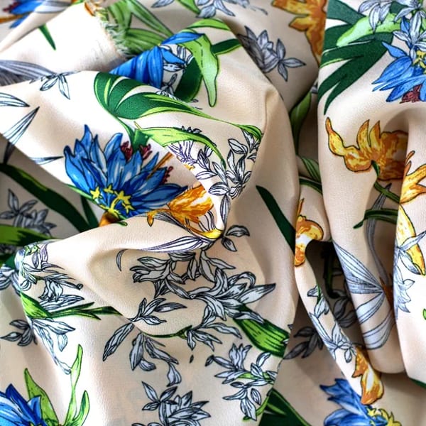 Seda Crepé - Estampada