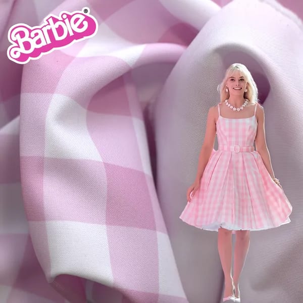 Tela Disfraz Barbie La Película