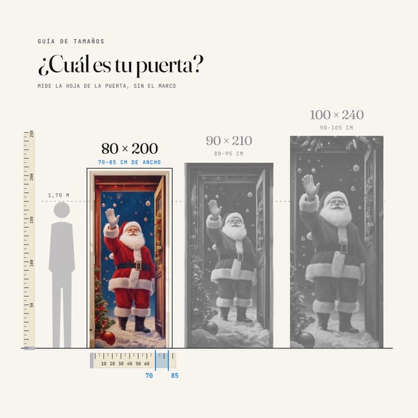 Forro Navideño para Puerta
