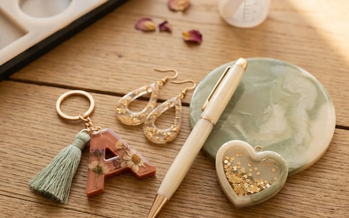 Curso de Accesorios en Resina Epóxica