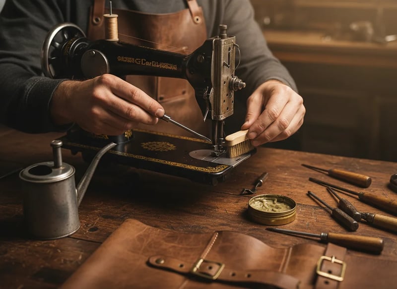 Mantenimiento de máquinas de coser