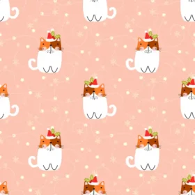 Tela Patrón Navideño Para Sublimar 269 de Textti