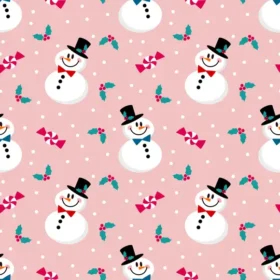 Tela Patrón Navideño Para Sublimar 323 de Textti