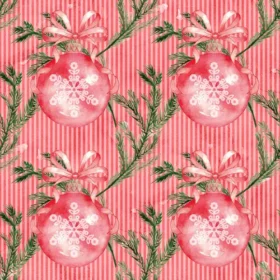 Tela Patrón Navideño Para Sublimar 352 de Textti