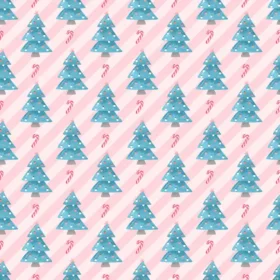 Tela Patrón Navideño Para Sublimar 206 de Textti