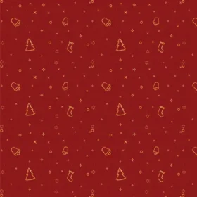 Tela Patrón Navideño Para Sublimar 305 de Textti