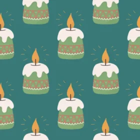 Tela Patrón Navideño Para Sublimar 173 de Textti