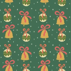 Tela Patrón Navideño Para Sublimar 189 de Textti