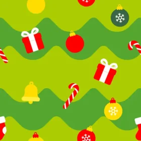 Tela Patrón Navideño Para Sublimar 288 de Textti