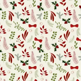 Tela Patrón Navideño Para Sublimar 199 de Textti