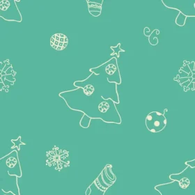 Tela Patrón Navideño Para Sublimar 53 de Textti