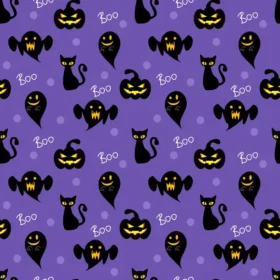Tela Patrón De Halloween Para Sublimar 43 por metro y por mayor