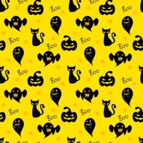 Tela Patrón De Halloween Para Sublimar 47 por metro y por mayor