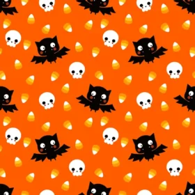 Tela Patrón De Halloween Para Sublimar 62 de Textti