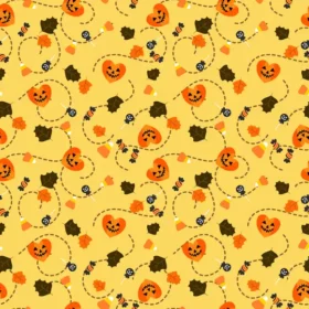 Tela Patrón De Halloween Para Sublimar 245 de Textti