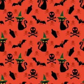 Tela Patrón De Halloween Para Sublimar 52 por metro y por mayor