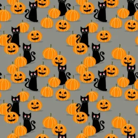 Tela Patrón De Halloween Para Sublimar 64 de Textti