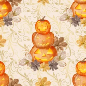 Tela Patrón De Halloween Para Sublimar 91 de Textti