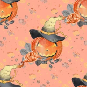 Tela Patrón De Halloween Para Sublimar 173 de Textti