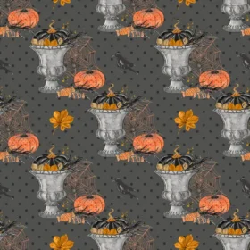 Tela Patrón De Halloween Para Sublimar 76 de Textti