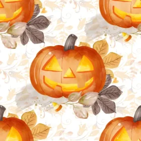 Tela Patrón De Halloween Para Sublimar 96 de Textti