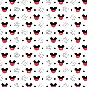 Tela Patrones de Mickey Mouse para sublimar 1 de Textti