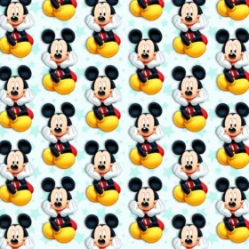 Tela Patrones de Mickey Mouse para sublimar 12 de Textti