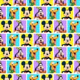 Tela Patrones de Mickey Mouse para sublimar 14 de Textti