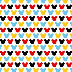 Tela Patrones de Mickey Mouse para sublimar 23 de Textti