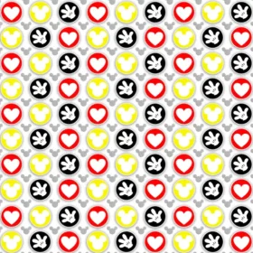 Tela Patrones de Mickey Mouse para sublimar 30 de Textti