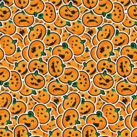 Tela Patrón De Halloween Para Sublimar 291 de Textti