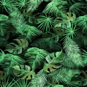 Tela Patrones tropicales para sublimar 2 de Textti