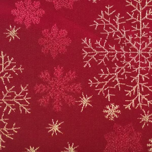 Tela Jacquard Navideño de Textti